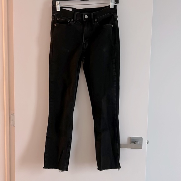 Gap Vintage slim mid rise in black short inseam - Picture 5 of 9